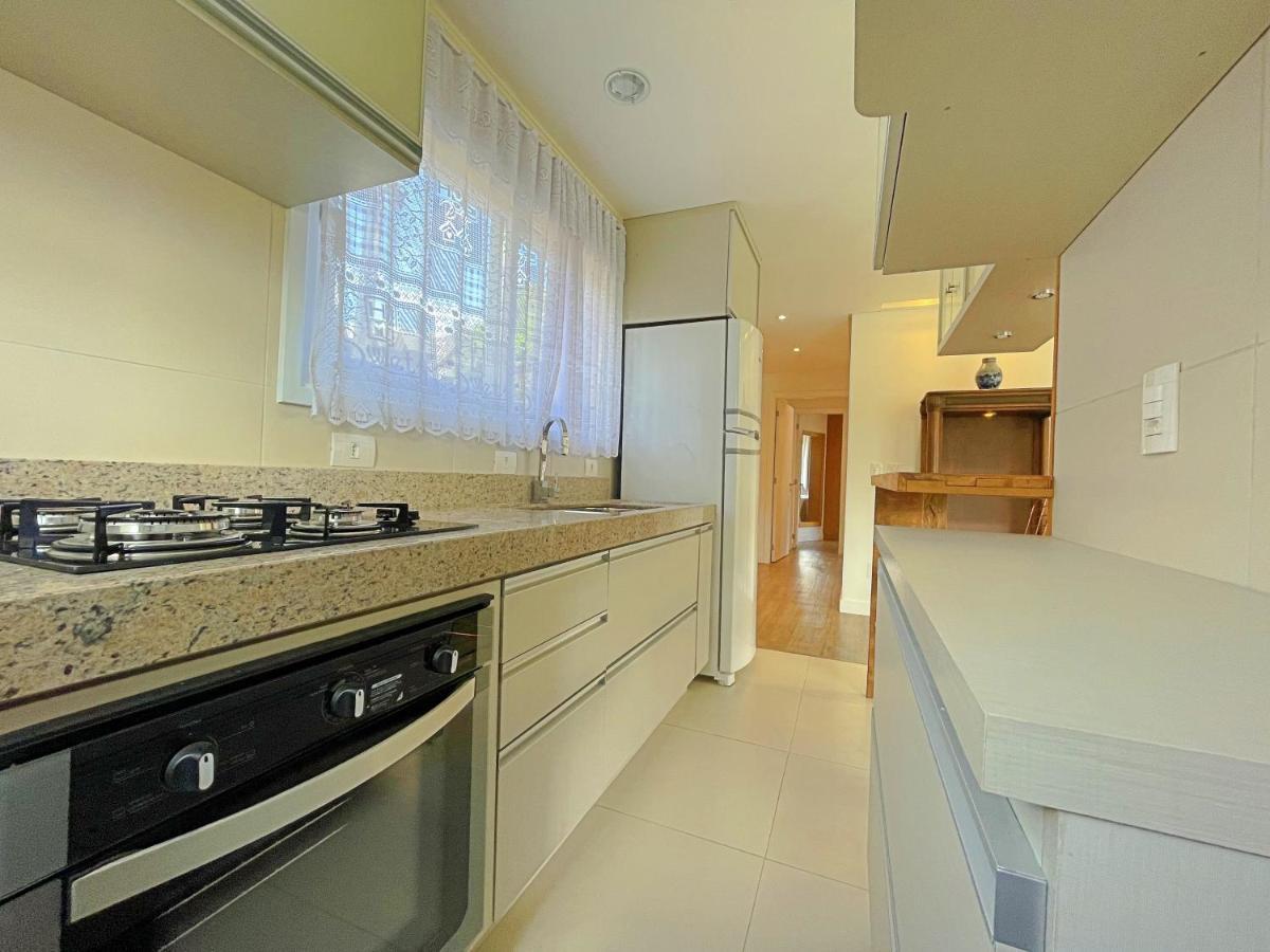 No Coracao De Gramado, A 350M Da Rua Coberta! Apartman Kültér fotó